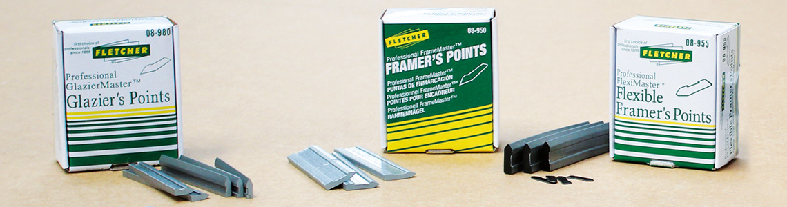 FT Glazier Points, Framers points & Flexi Points