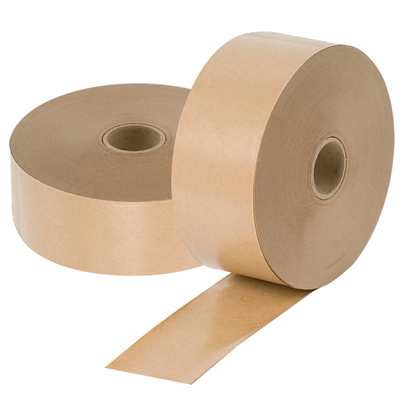 Gummed Brown Tape 72MM x 200M 1 roll and 48MMX200M