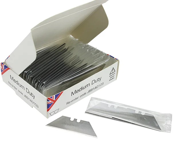 Utility  Style Blades 50mm and 60mm Medium Duty box 100