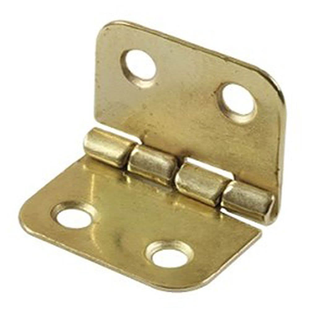 Flap Hinge C 25mm x 19mm Brass Plated 50 hinges